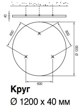 Схема крепления круглых панелей Optima L Canopy Схема крепления круглых панелей Optima L Canopy